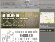 Tablet Screenshot of instituto-alborada.com.ar